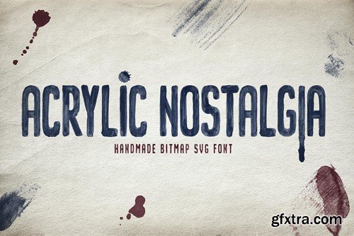 Acrylic Nostalgia SVG Font CLWC9NY