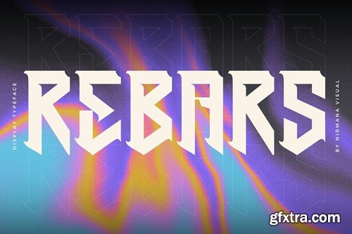 Rebars - Modern Vintage Font 2WV87V2