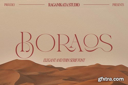 Boraos - Elegance Serif Font W9YVGMU