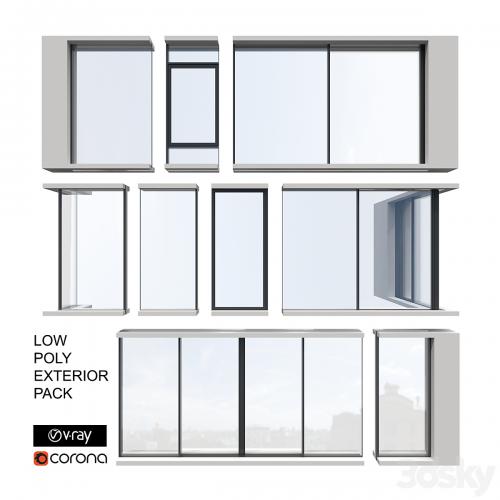 Exterior Sliding System Set