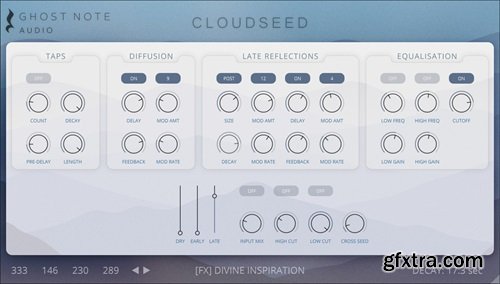 Ghost Note Audio Cloud Seed Algorithmic Reverb v2.2.1