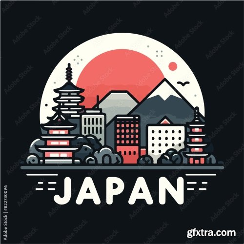 Japanese With A T-Shirt Design Concept - 6 14xAI