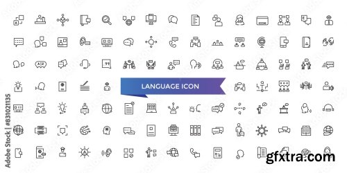 Language Icon Collection 9xAI