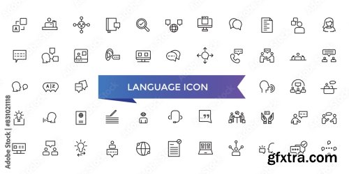 Language Icon Collection 9xAI