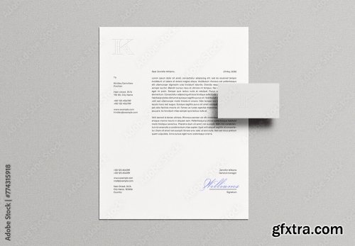 Corporate Stationary Minimal Mockup Template 3 11xPSD