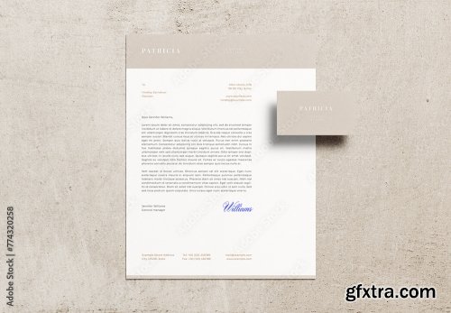 Corporate Stationary Minimal Mockup Template 3 11xPSD