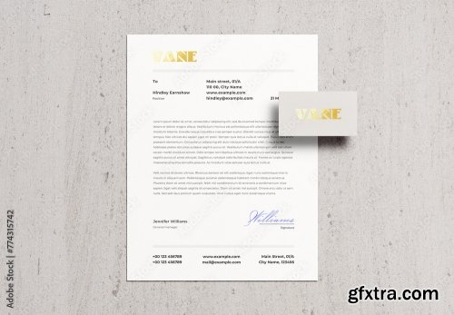 Corporate Stationary Minimal Mockup Template 3 11xPSD