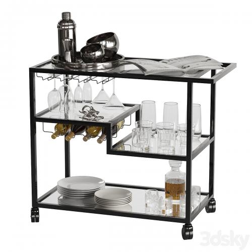 Drink Bar cart set 3