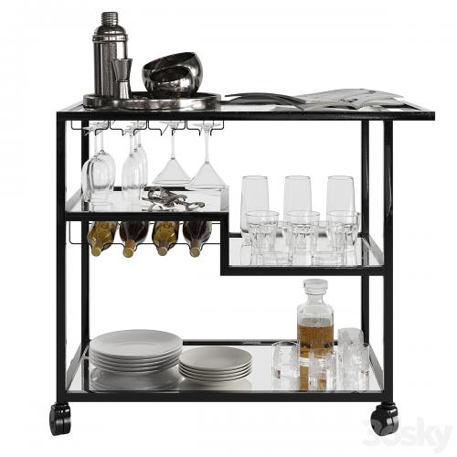 Drink Bar cart set 3