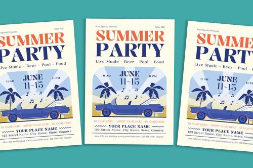 Summer Party Flyer