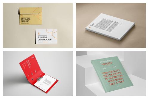 Stationery Products Mockups vol.6