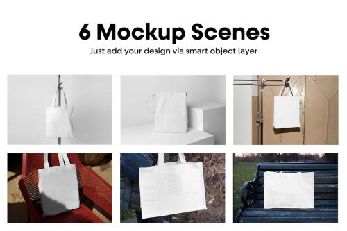 Canvas Bag Mockups vol.4