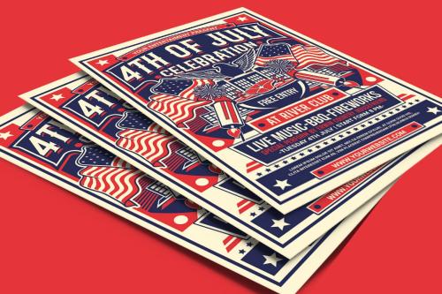 4th of July Celebration Flyer