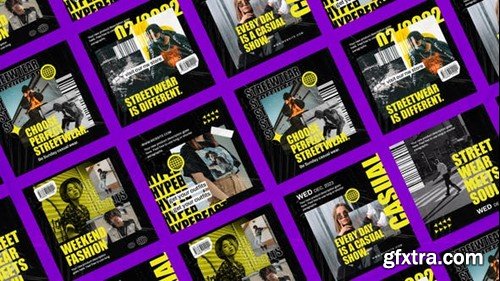 Videohive Classic Streetwear Fashion Instagram Posts 52527740