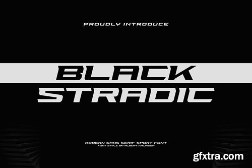 Black Stradic Font VRY2HC9