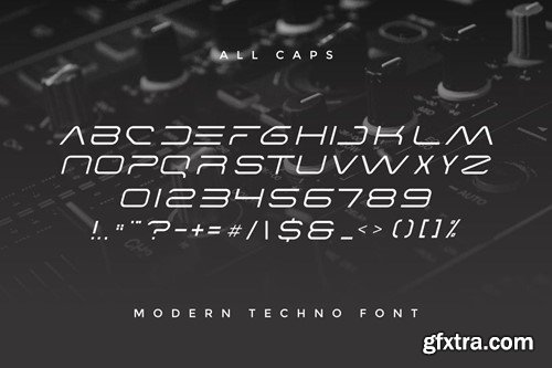 Quicger - Modern Futuristic Font XYR6ABR