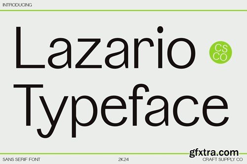 Lazario – Modern Font 55XPCBY