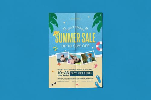 Summer Sale Flyer Template