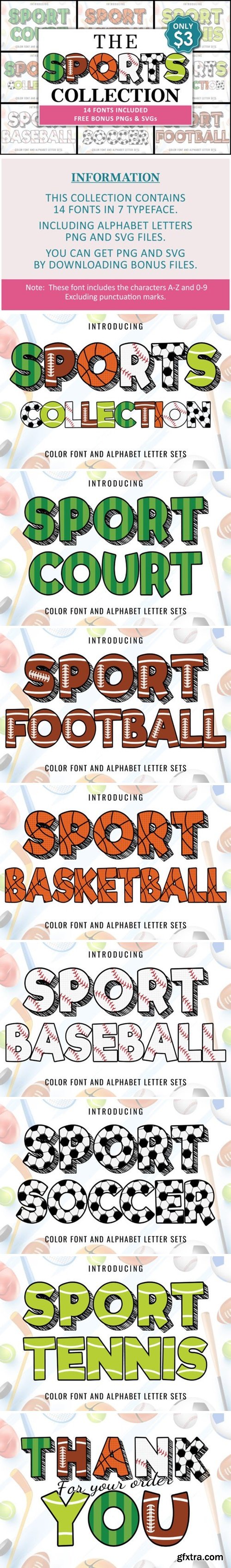 The Sports Collection Font
