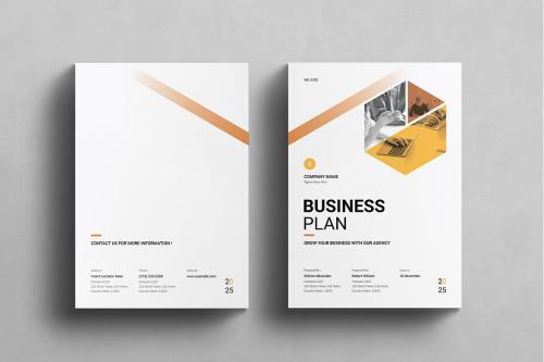 Business Plan Layout Design Template