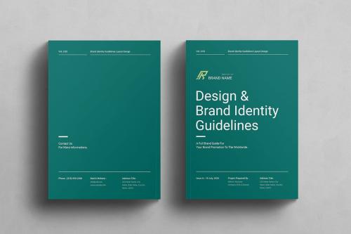 Brand Guidelines Layout Design Template