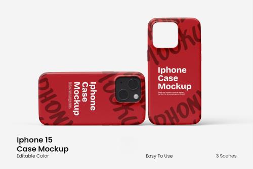 Iphone 15 Case Mockup