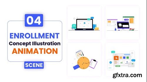 Videohive Web development Concept Illustration animation 52500807