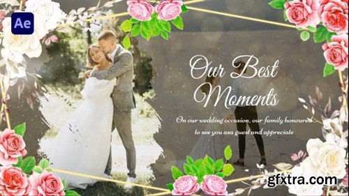 Videohive Ink Wedding Slideshow 52496741