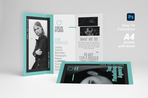 Modeling Agency Trifold Brochure