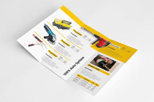 Hand Tools Products Catalog Trifold Brochure