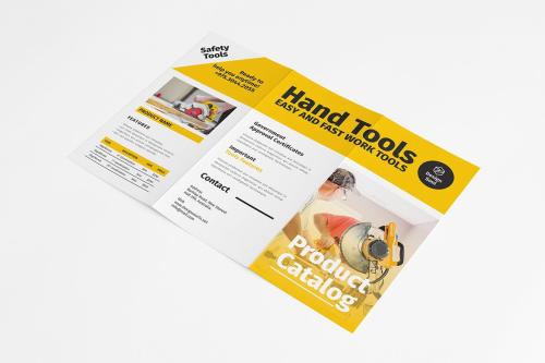 Hand Tools Products Catalog Trifold Brochure