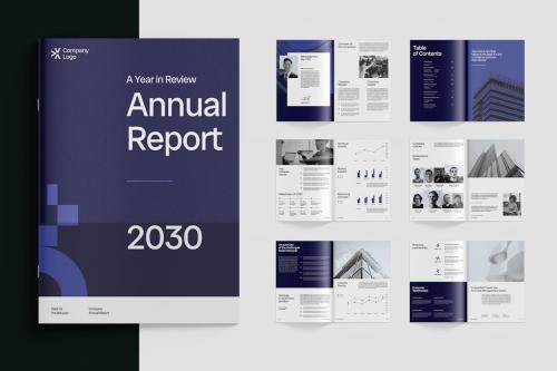 Minimal - Annual Report Template