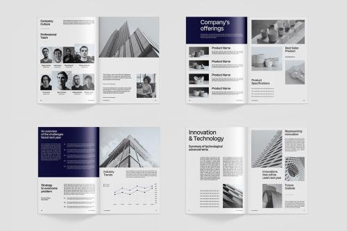 Minimal - Annual Report Template