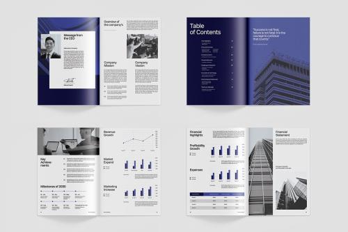 Minimal - Annual Report Template