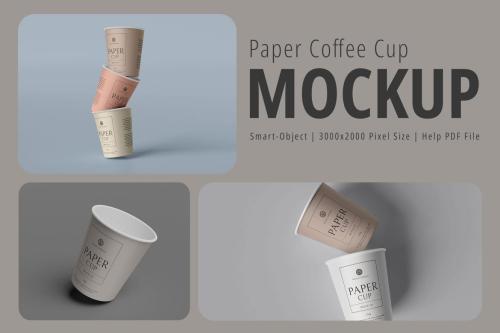 Paper Cup Coffee Mockup