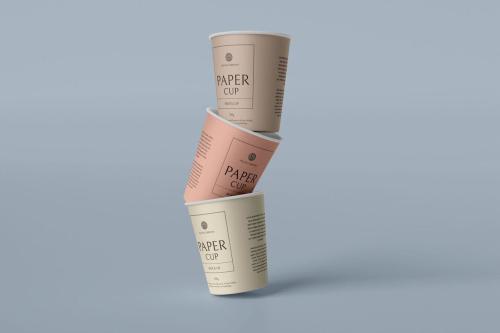 Paper Cup Coffee Mockup