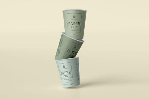 Paper Cup Coffee Mockup