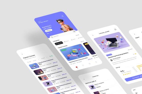 Carter - E-Learning App UI Kit