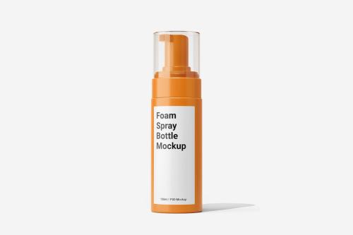 150ml Foam Spray Bottle Mockup Vol.1
