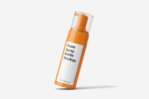 150ml Foam Spray Bottle Mockup Vol.1