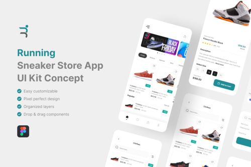 Running - Sneaker Store App UI Kit