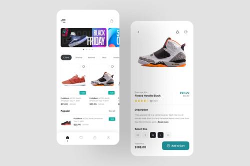 Running - Sneaker Store App UI Kit