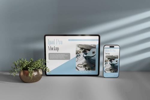 Ipad and Iphone Mockup Bundle