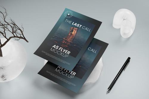 A5 Flyer Mockup