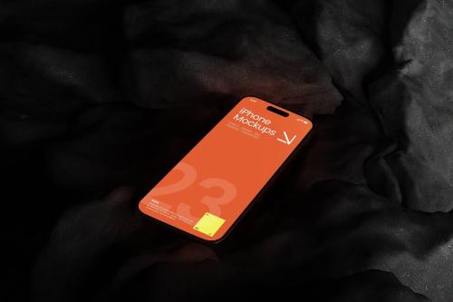 iPhone Mockup With Reflection