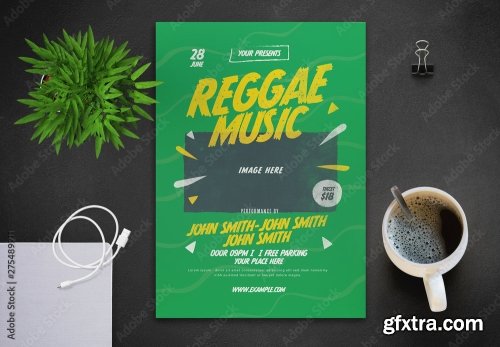 Music Dj And Nightclub Flyer 21 20xPSD