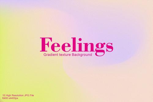 Feelings Gradient texture Background