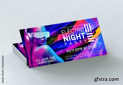 Music Dj And Nightclub Flyer 27 21xPSD