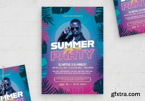 Music Dj And Nightclub Flyer 10 10xPSD