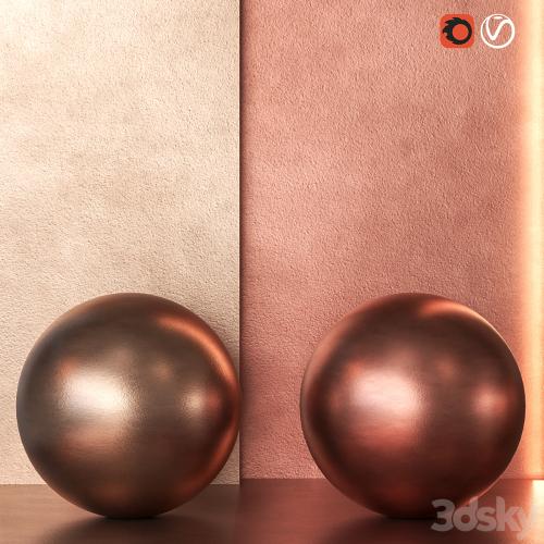 5 in 1 4k Copper Metal Pack Textures & Materials 4K - Seamless - Vol 1